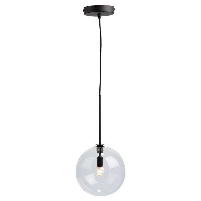 Artcraft SC13191BK One Light Pendant, Black