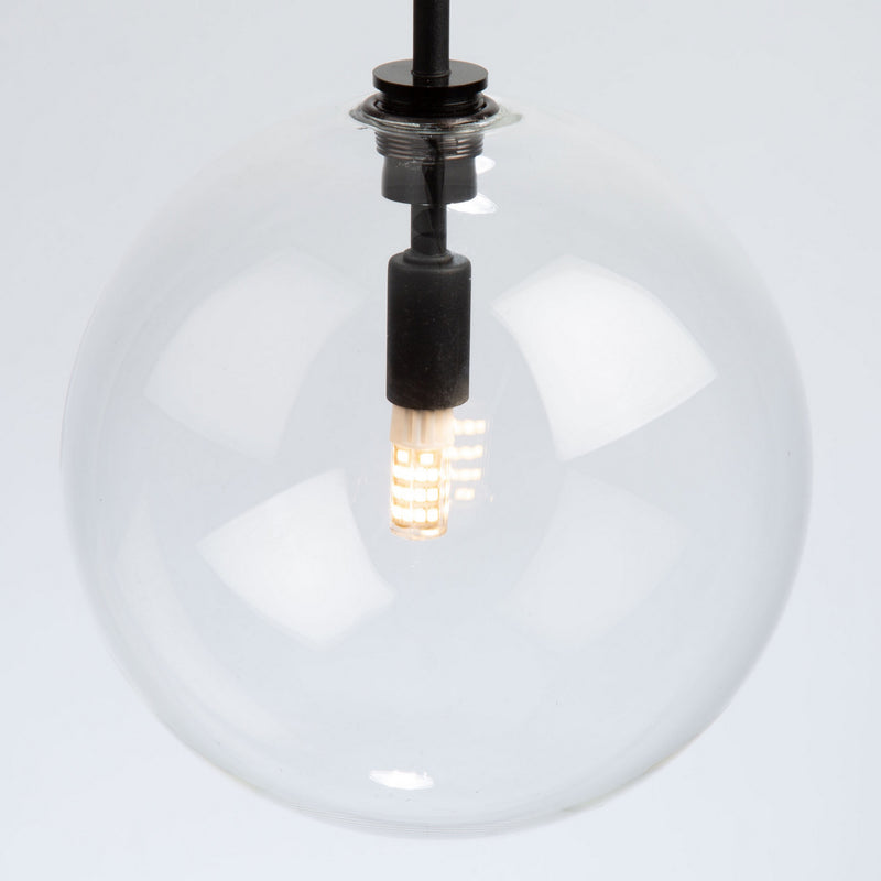 Artcraft SC13191BK One Light Pendant, Black