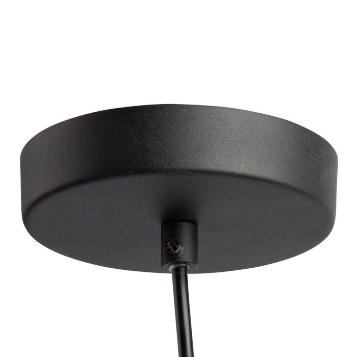 Artcraft SC13191BK One Light Pendant, Black
