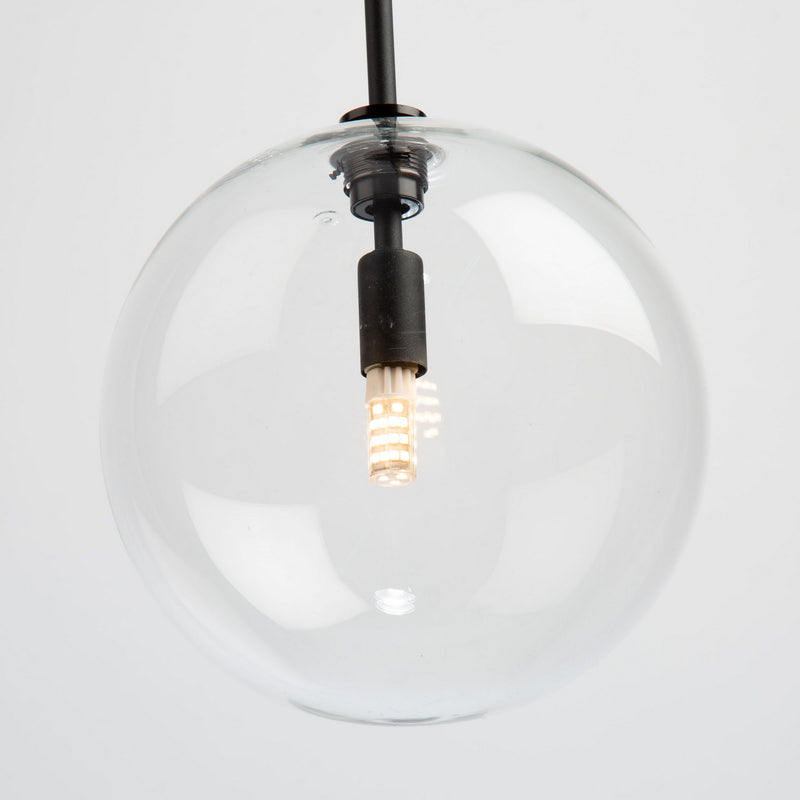 Artcraft SC13191BK One Light Pendant, Black