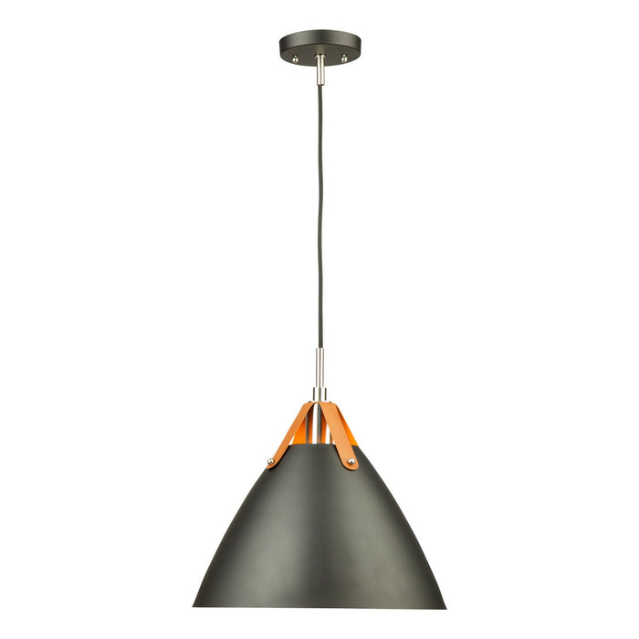 Artcraft SC13320BK One Light Pendant, Black