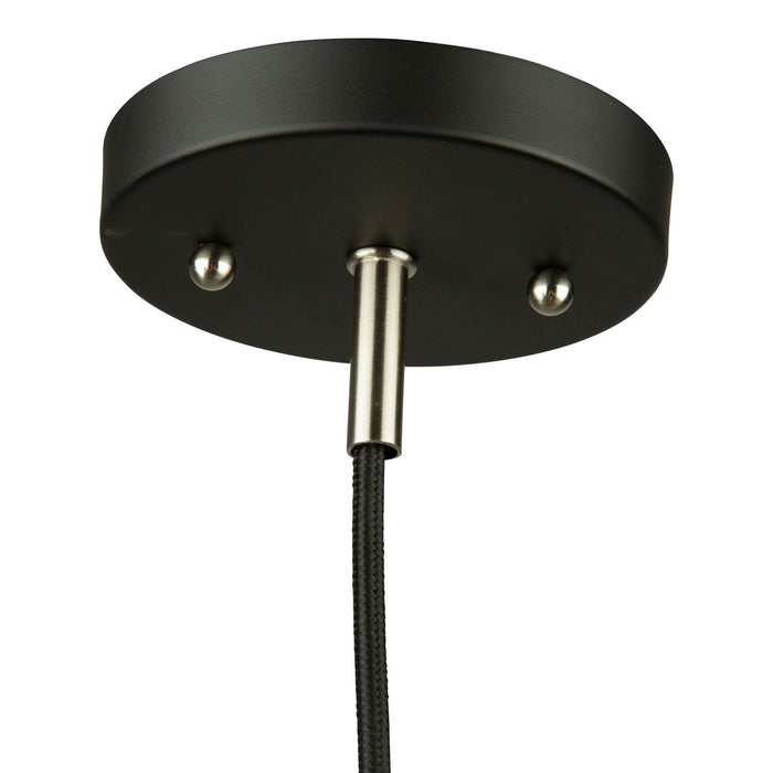 Artcraft SC13321BK One Light Pendant, Black