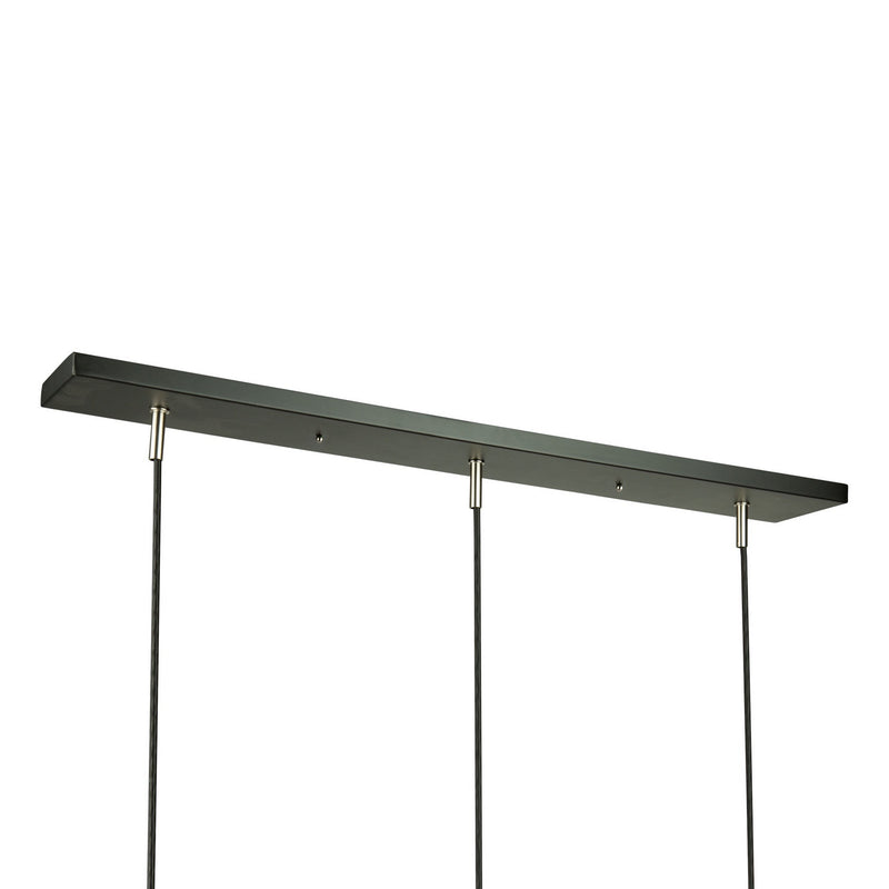 Artcraft SC13324BK Three Light Island Pendant, Black