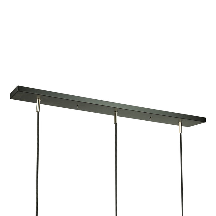Artcraft SC13324BK Three Light Island Pendant, Black