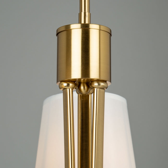 Artcraft SC13333BG Three Light Chandelier, Brushed Gold
