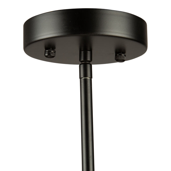 Artcraft SC13333BK Three Light Chandelier, Black