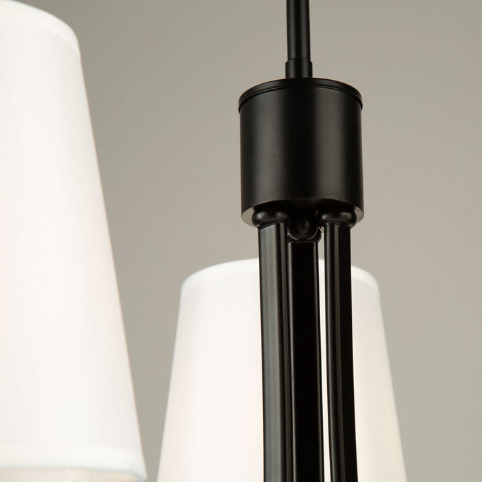 Artcraft SC13333BK Three Light Chandelier, Black