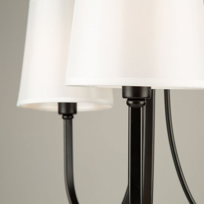 Artcraft SC13333BK Three Light Chandelier, Black