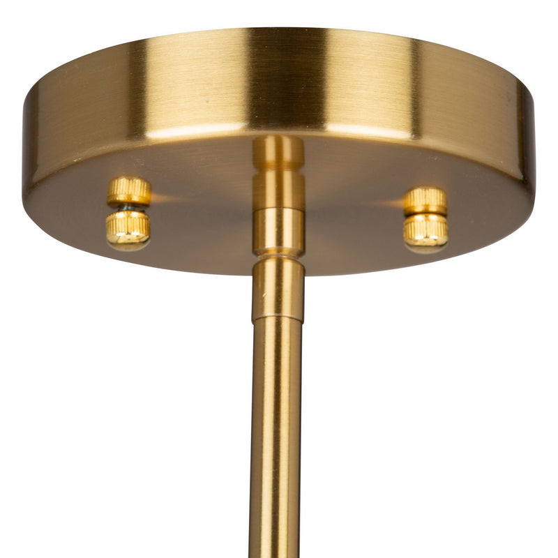 Artcraft SC13335BG Five Light Chandelier, Brushed Gold