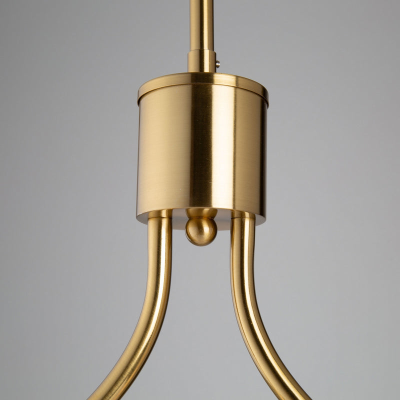 Artcraft SC13336BG Five Light Island Pendant, Brushed Gold