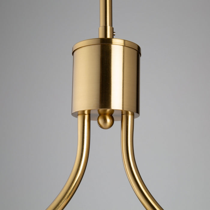 Artcraft SC13336BG Five Light Island Pendant, Brushed Gold