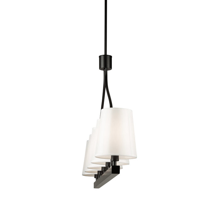 Artcraft SC13336BK Five Light Island Pendant, Black