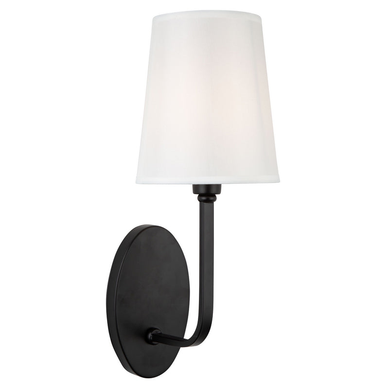 Artcraft SC13337BK One Light Wall Sconce, Black