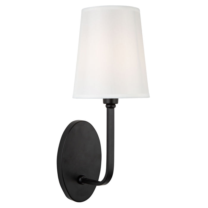 Artcraft SC13337BK One Light Wall Sconce, Black