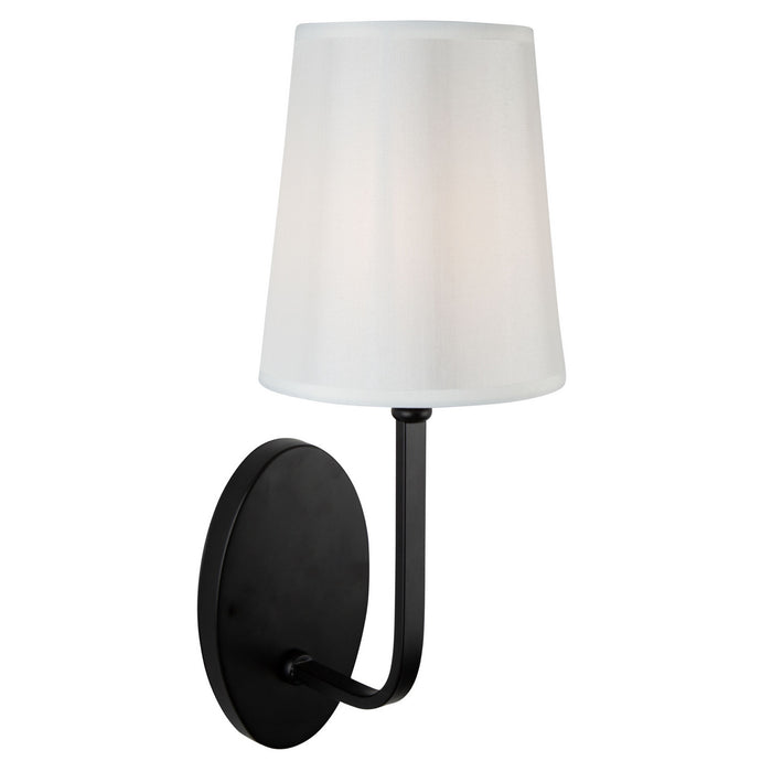 Artcraft SC13337BK One Light Wall Sconce, Black