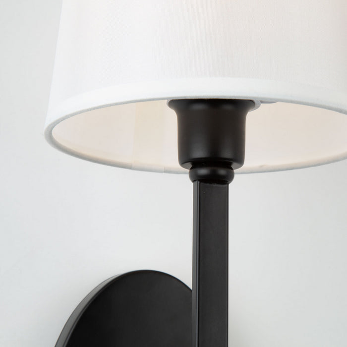 Artcraft SC13337BK One Light Wall Sconce, Black