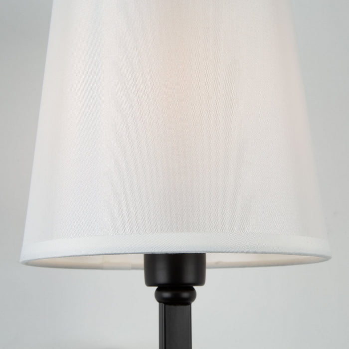 Artcraft SC13337BK One Light Wall Sconce, Black