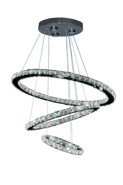 Zeev Lighting CD10131-LED-CH-D LED Chandelier, Chrome