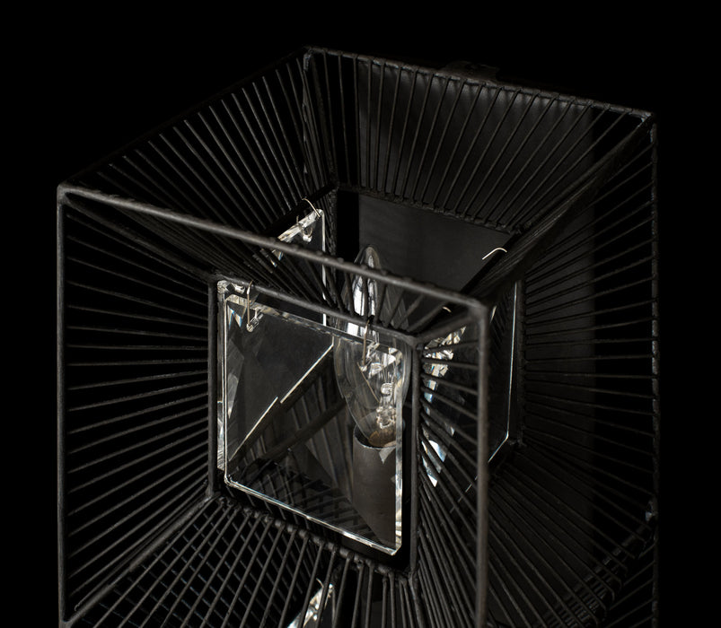 Varaluz 366W03CB Three Light Wall Sconce, Carbon