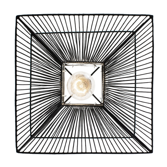 Varaluz 366P01CB One Light Pendant, Carbon
