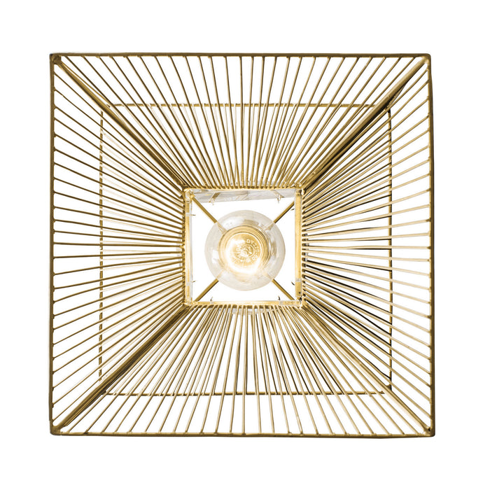 Varaluz 366P01FG One Light Pendant, French Gold