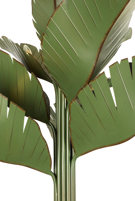 Varaluz 901C12 12 Light Chandelier, Banana Leaf