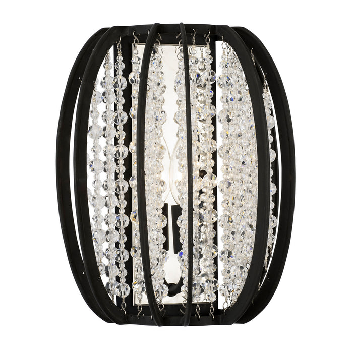 Varaluz 367W01CB One Light Wall Sconce, Carbon