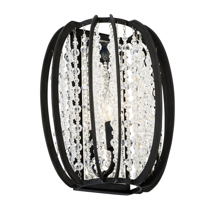 Varaluz 367W01CB One Light Wall Sconce, Carbon