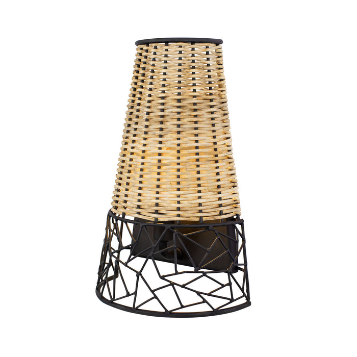 Varaluz 362W01BL One Light Wall Sconce, Black