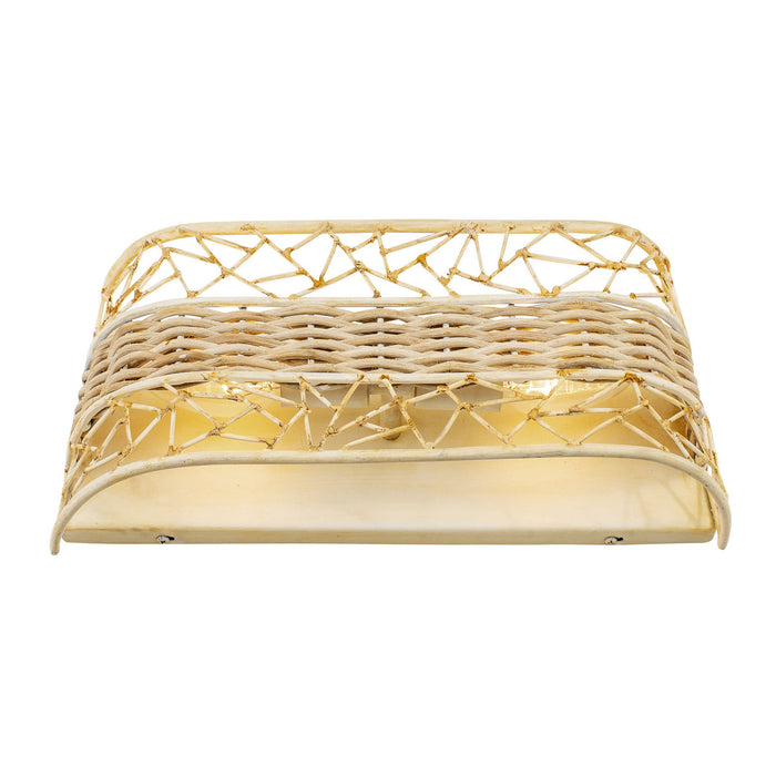 Varaluz 362B02CW Two Light Bath, Country White
