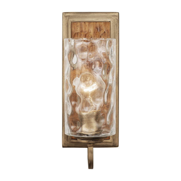 Varaluz 371W01HGC One Light Wall Sconce, Havana Gold/Cinnamon