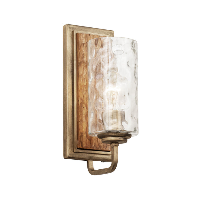 Varaluz 371W01HGC One Light Wall Sconce, Havana Gold/Cinnamon