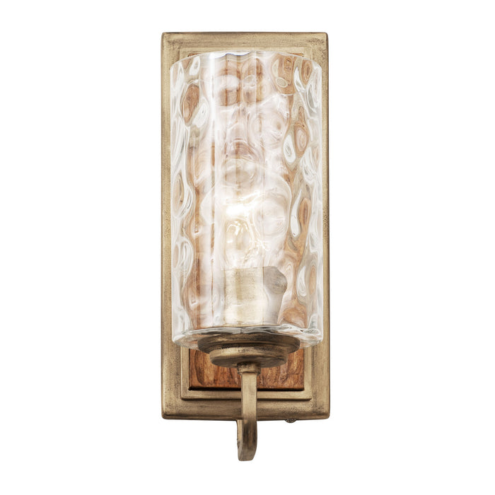 Varaluz 371W01HGC One Light Wall Sconce, Havana Gold/Cinnamon