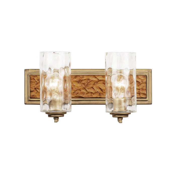 Varaluz 371B02HGC Two Light Bath, Havana Gold/Cinnamon