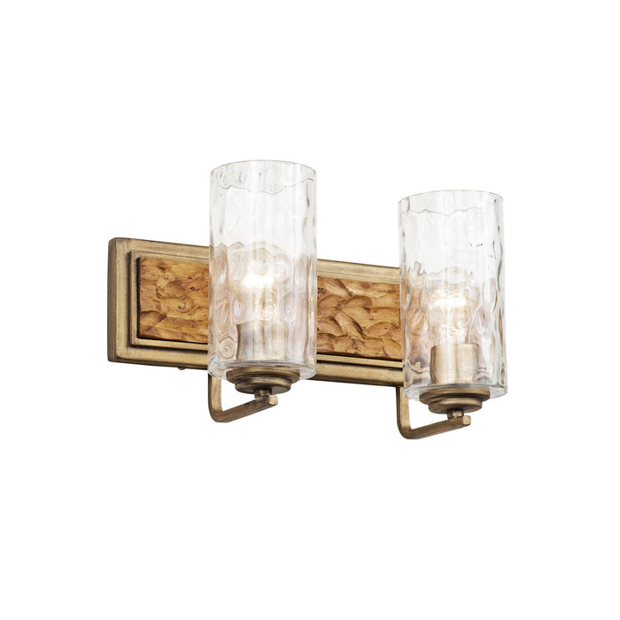 Varaluz 371B02HGC Two Light Bath, Havana Gold/Cinnamon