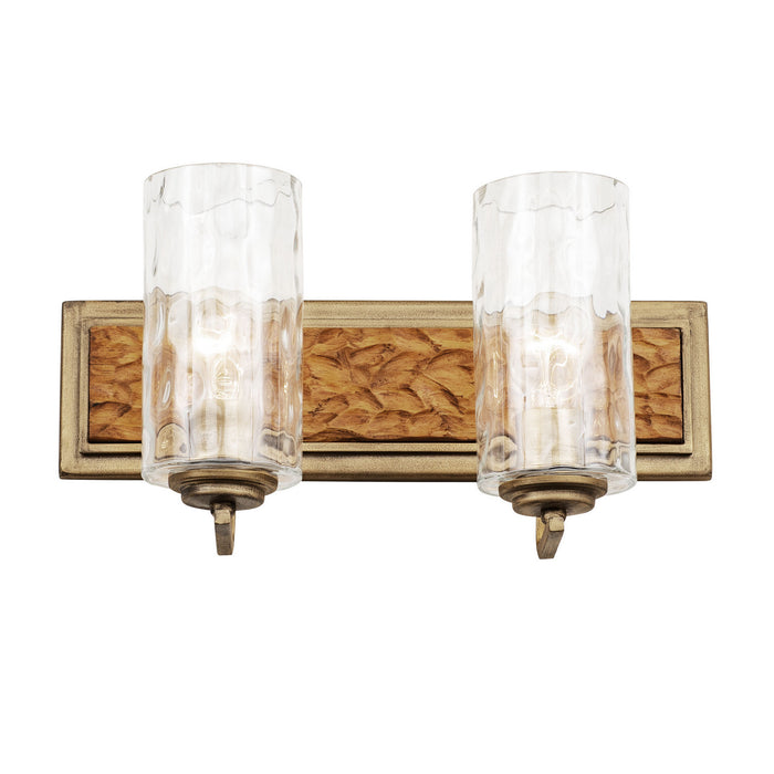 Varaluz 371B02HGC Two Light Bath, Havana Gold/Cinnamon