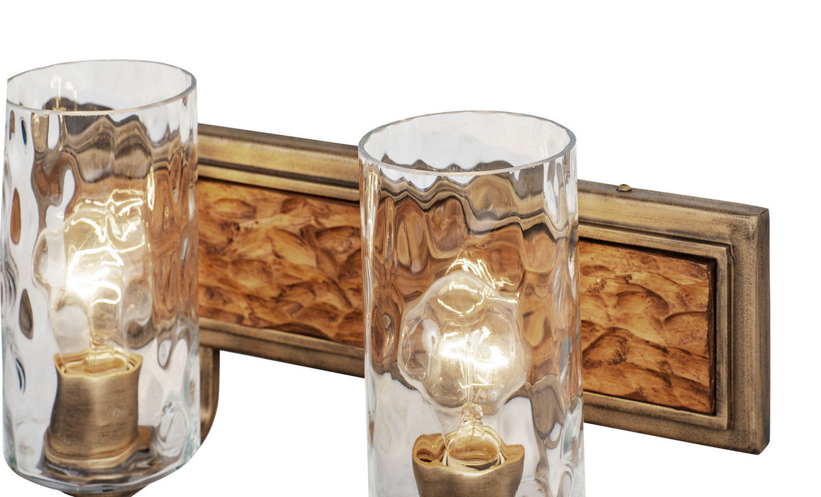 Varaluz 371B02HGC Two Light Bath, Havana Gold/Cinnamon