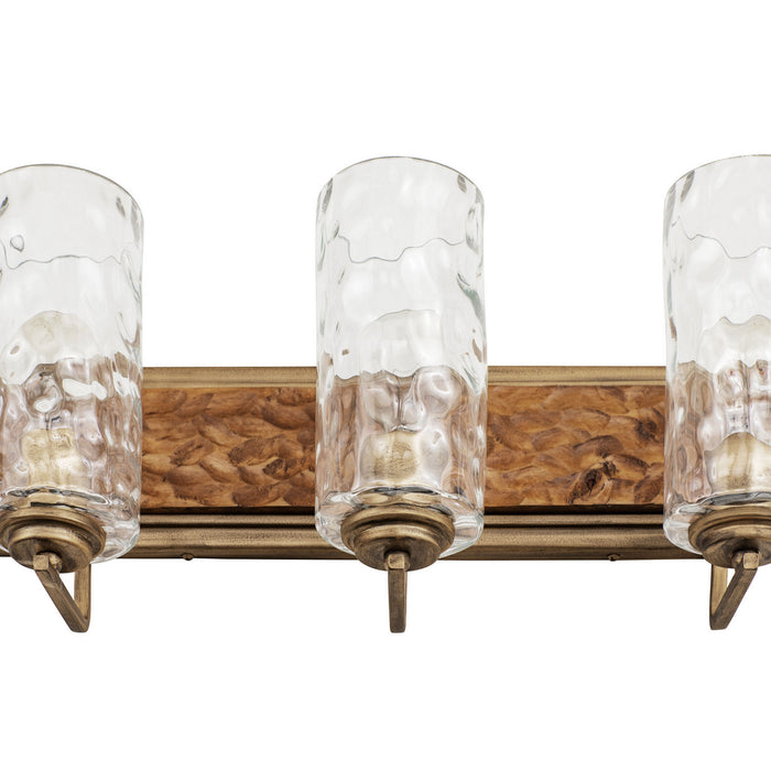 Varaluz 371B03HGC Three Light Bath, Havana Gold/Cinnamon