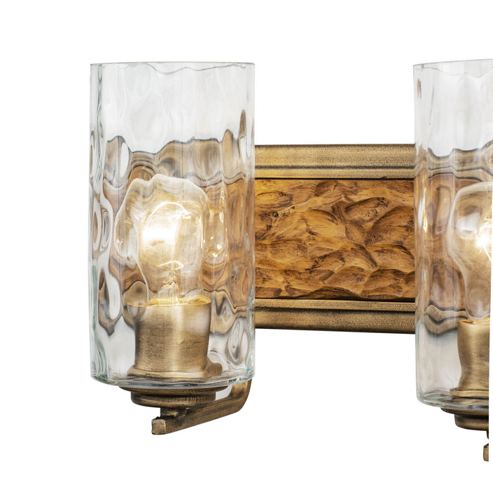Varaluz 371B03HGC Three Light Bath, Havana Gold/Cinnamon
