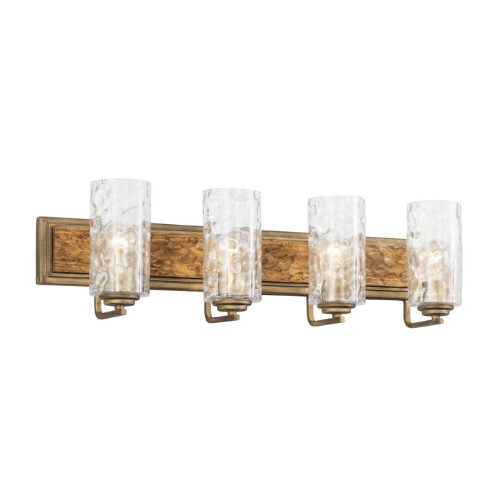 Varaluz 371B04HGC Four Light Bath, Havana Gold/Cinnamon