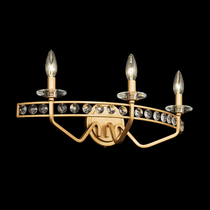Varaluz 363B03AG Three Light Bath, Antique Gold