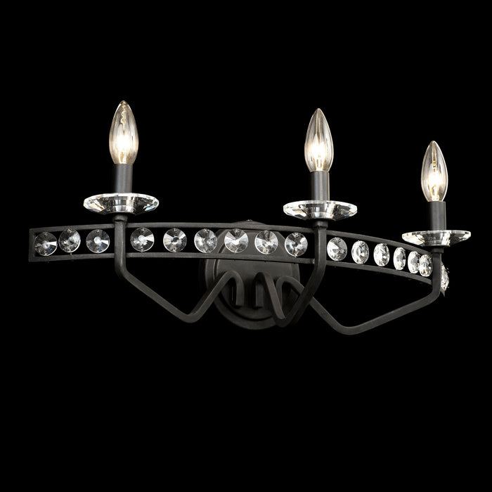 Varaluz 363B03CB Three Light Bath, Carbon