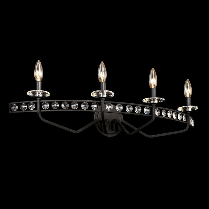 Varaluz 363B04CB Four Light Bath, Carbon