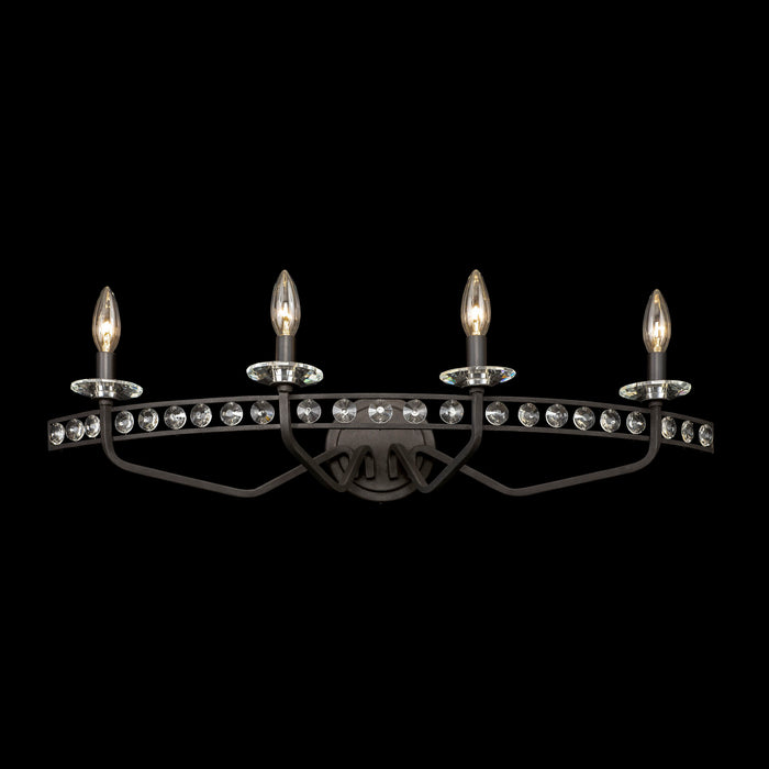 Varaluz 363B04CB Four Light Bath, Carbon