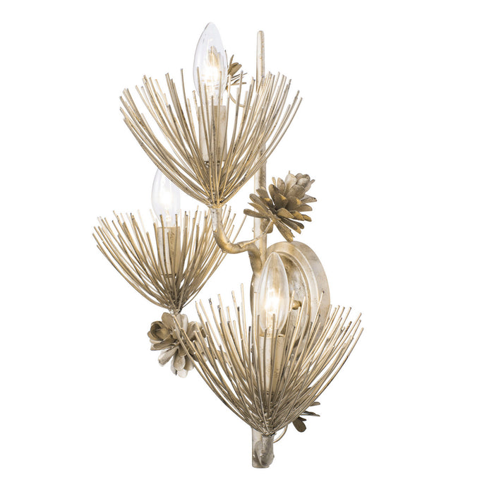 Varaluz 365W03ZG Three Light Wall Sconce, Zen Gold