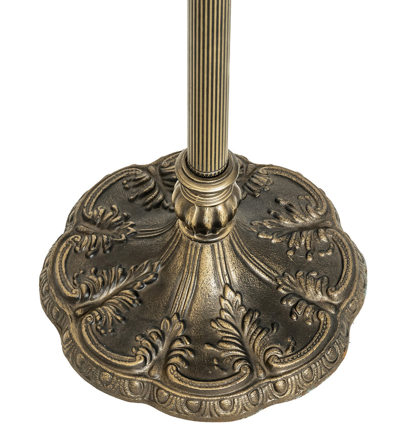 Meyda Tiffany 118696 Two Light Floor Base, Mahogany Bronze