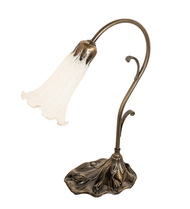 Meyda Tiffany 17051 One Light Mini Lamp, Antique Brass