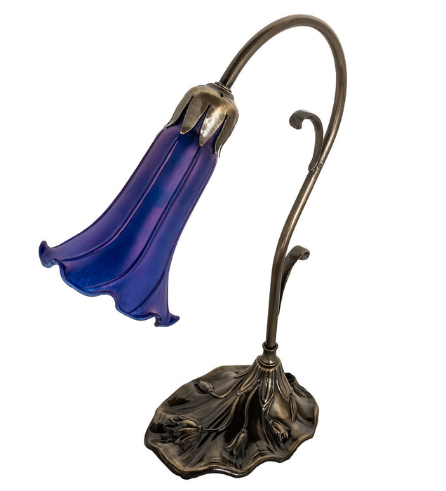 Meyda Tiffany 17056 One Light Mini Lamp, Antique Brass