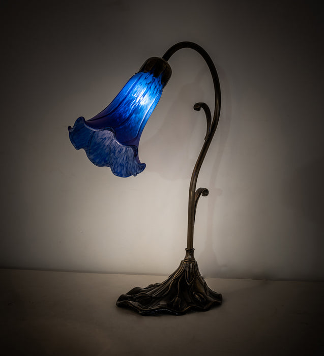 Meyda Tiffany 17056 One Light Mini Lamp, Antique Brass