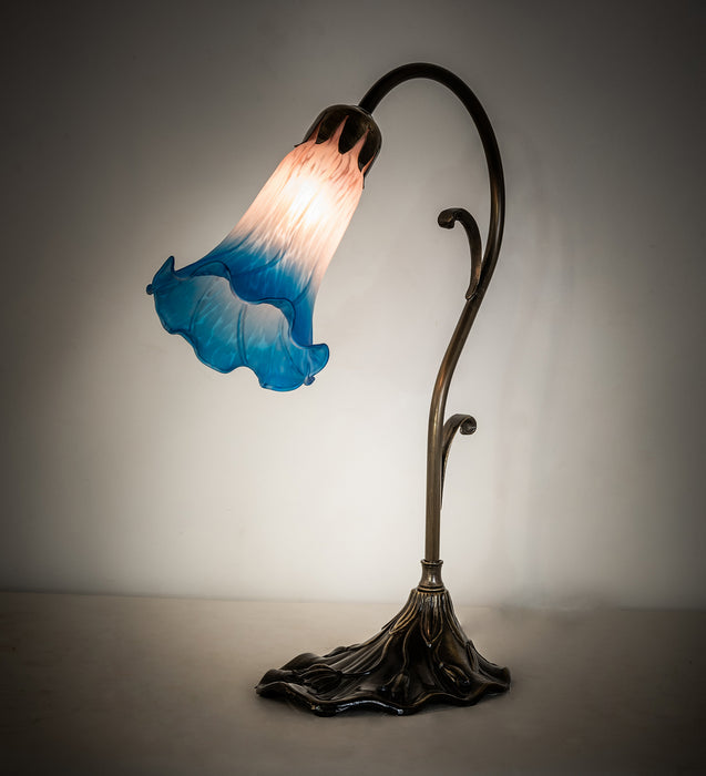 Meyda Tiffany 17124 One Light Mini Lamp, Antique Brass
